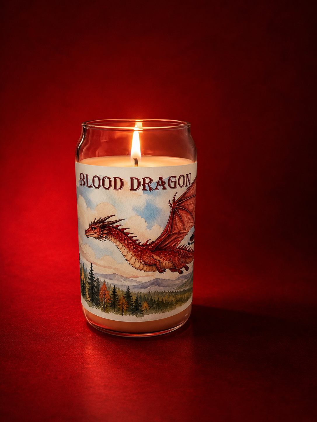 Blood Dragon Candle- KINGDOM OF SALT & FLAME