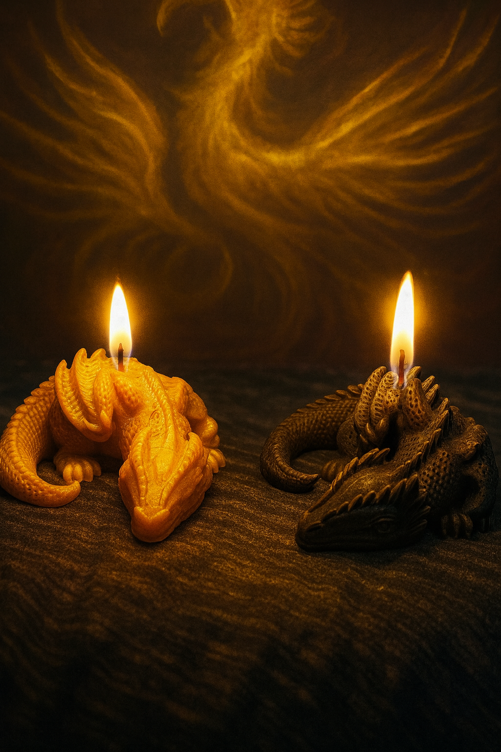 Dragon Candles - Fourth Wing Inspired Tairn, Andarna & Sgaeyl