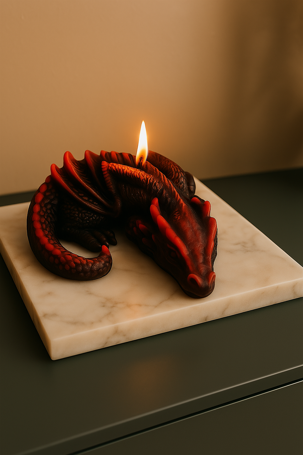 Blood Dragon candle