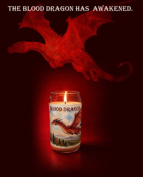 Blood Dragon Candle- KINGDOM OF SALT & FLAME